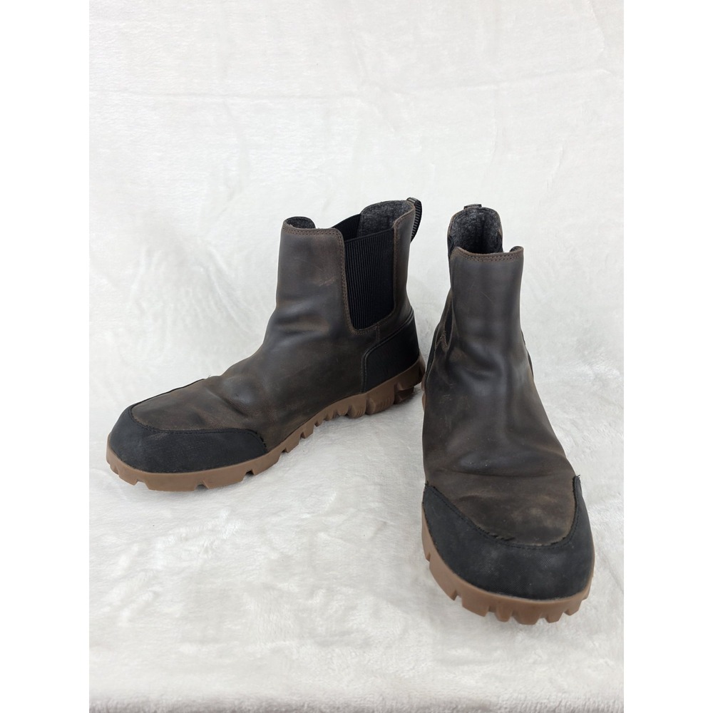 Bogs Arcata Urban Chelsea Boots Mens 10.5 Black Waterproof Leather